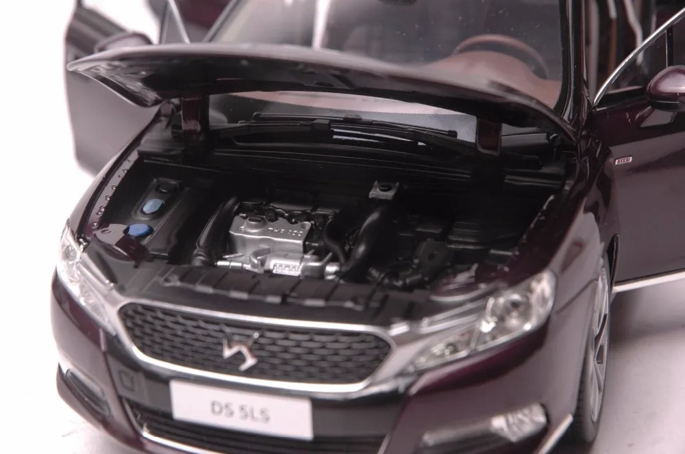 1:18 литая под давлением модель для peugeot Citroen DS 5LS фиолетовый сплав игрушечный автомобиль миниатюрная Коллекция подарков