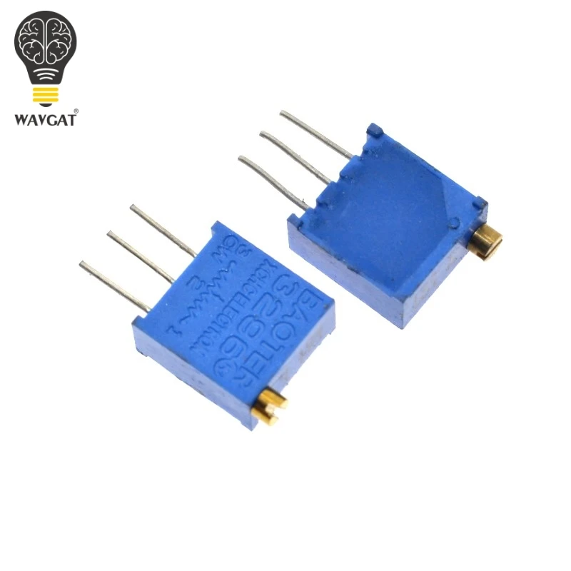 

3296W Multiturn Trimmer Potentiometer Kit High Precision 3296 Variable Resistor With Free Box electronic diy kit