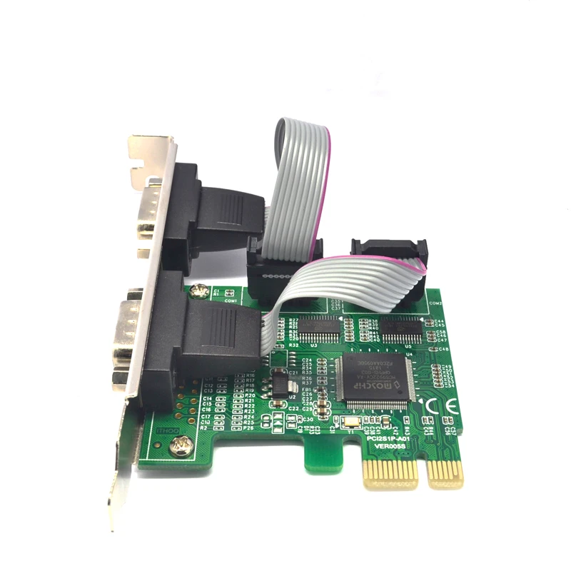 Адаптер PCI Express RS 232 1X компьютерные расширительные карты RS232 E X1 компоненты