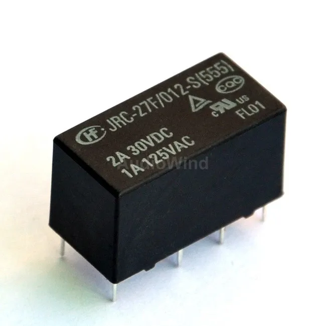 Реле сигнала (5 шт./лот) 12 В 2 формы C (DPDT) 120 В/1 А|form 2|relay 12vrelay |