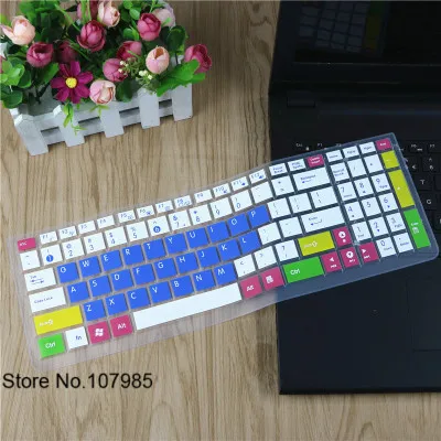 Candyblue 17 дюймов Тетрадь Клавиатура Защитная крышка для 17,3 дюймов ASUS VivoBook Pro N750 N750JV N750jk N751j N752vx N752vw N751jk N751jm - Цвет: Candyblue