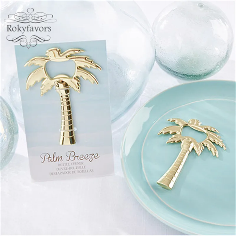Бесплатная доставка DHL 80 шт. открывалка для бутылок с пальмовым бризом свадебные