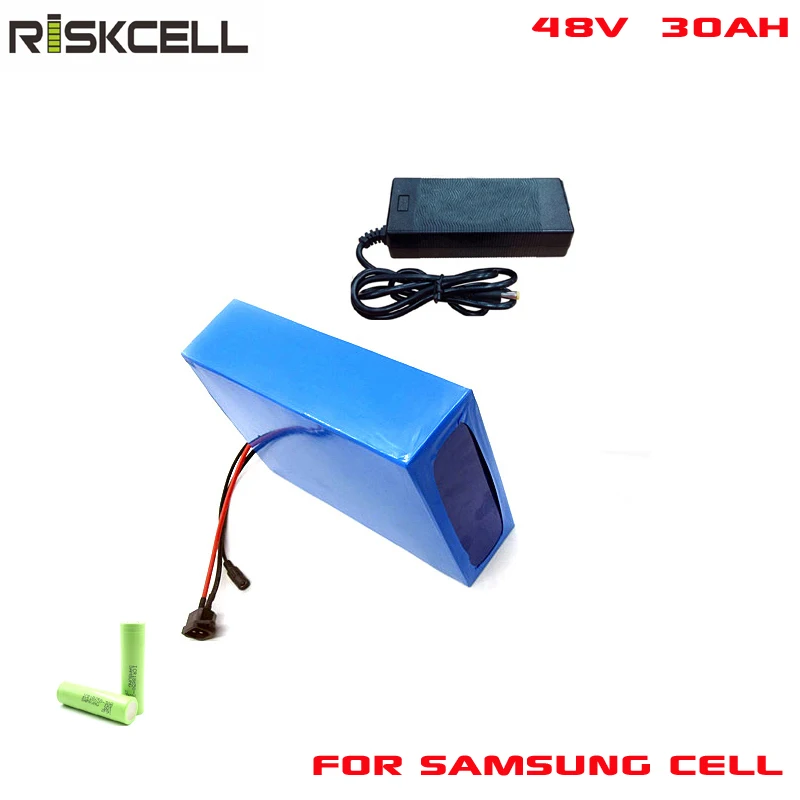 Перезаряжаемый литий ионный аккумулятор большой емкости 48 В 30 Ач 2000 Вт 18650 для