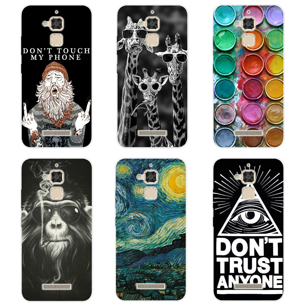 Cool Design Case For Asus Zenfone 3 Max ZC520TL Soft Silicone TPU Cover Phone Cases | Мобильные телефоны и аксессуары
