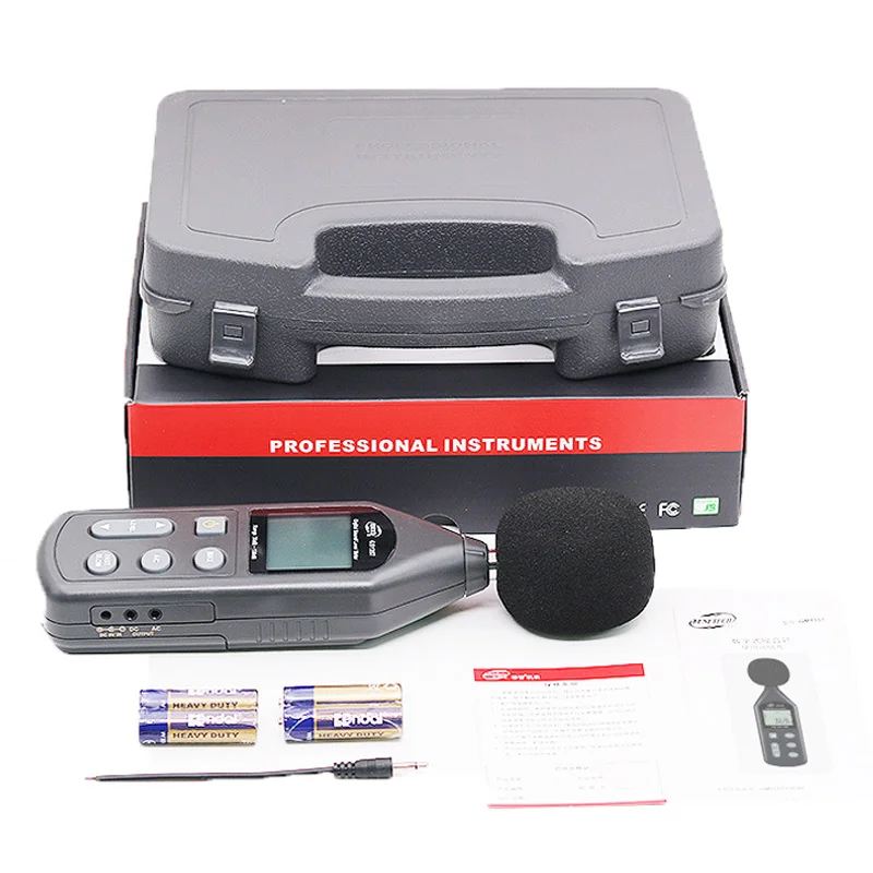 1 шт. GS1357 30-130dB цифровой измеритель уровня звука шумомер в децибелах ЖК-экран noisemeter цифровой диагностический инструмент