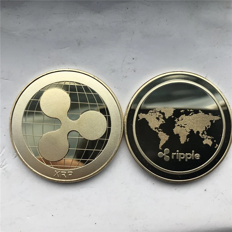 14 coins Gold Silver Bitcoin Litecoin Ether Dash Ripple Keychain commemorative coinsBaby lightweight trolley | Мать и ребенок