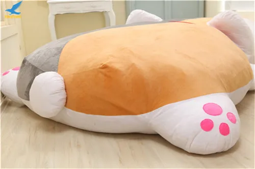 Fancytrader гигантский плюшевый с наполнителем Nyanko-sensei Cat диван-кровать татами спальный мешок отличный подарок 210 см X 150 см FT50671