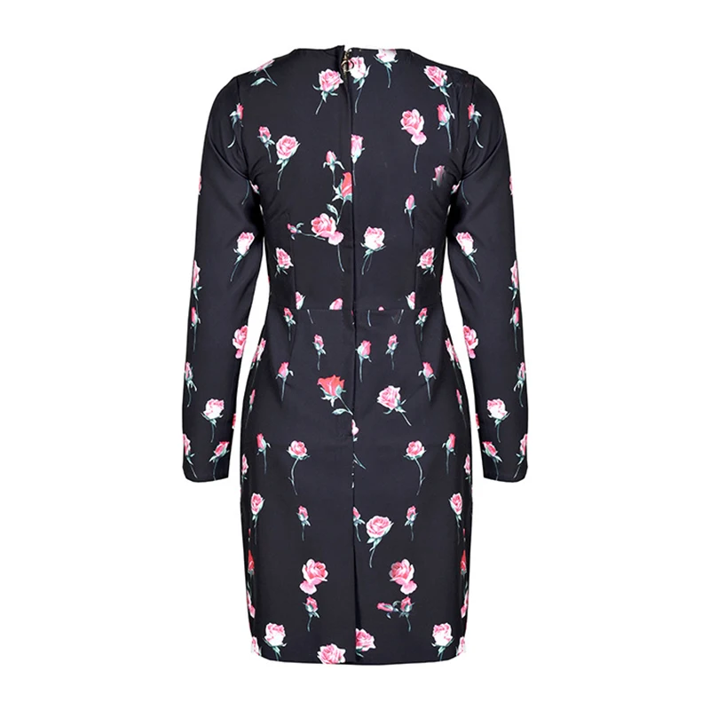 Summer Vintage Black Floral Embroidery Long Dress Women 2019 Runway Sleeve Sexy Evening Party Club Dresses Bodycon Clothes | Женская