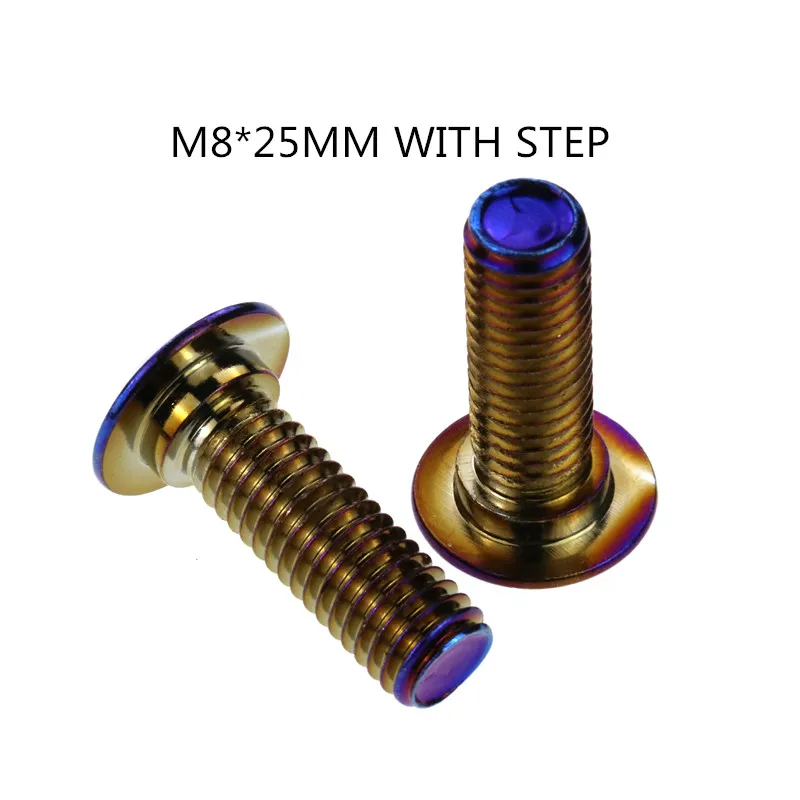 Мотоцикл M8* 1,25 мм* 25 мм/35 мм ротор/Тормозные винты для дисков болты покрытие из нержавеющей стали для Honda Yamaha Kawasaki Suzuki орнамент