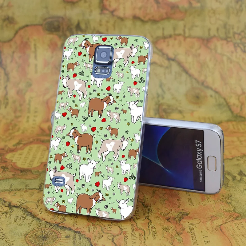 E3577 козы прозрачный жесткий PC чехол для samsung Galaxy Note S 3 4 5 6 7 8 9 Mini Edge Plus |