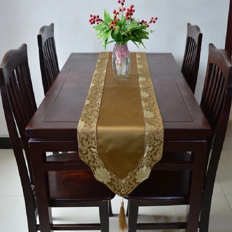 Модная домашняя текстильная скатерть в китайском стиле роскошное атласное