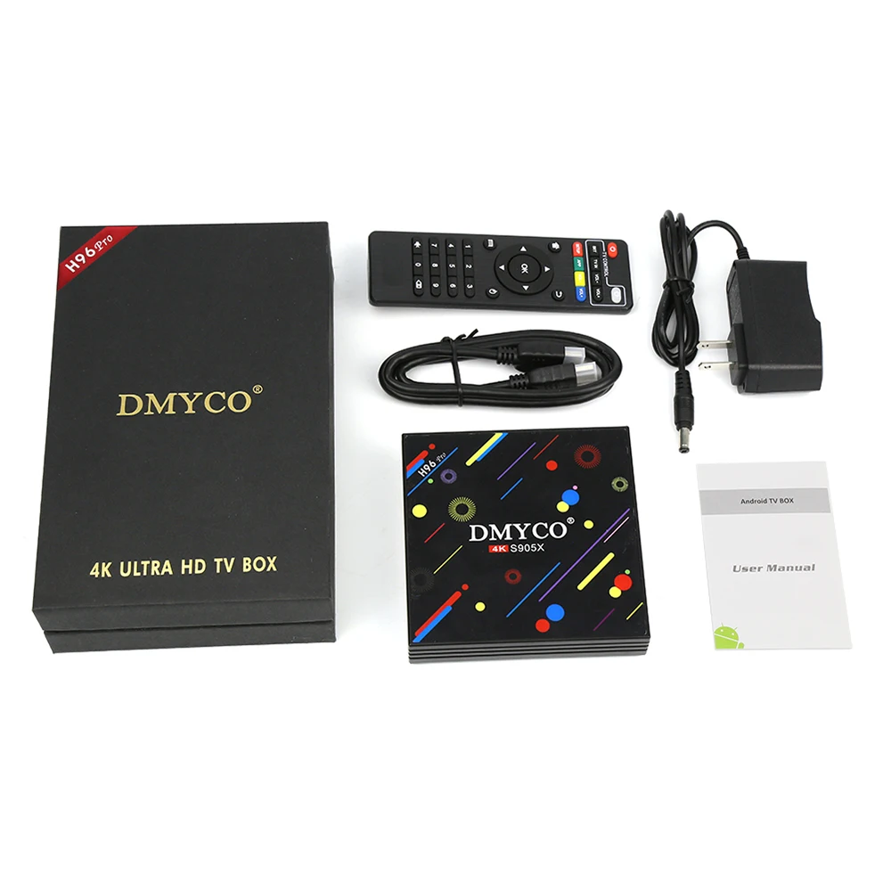 H96 Pro tv Box Android 7 1 Amlogic S905X Восьмиядерный 2 Гб 16 BT4.1 4 г/5 8 ГГц Wifi HDMI к HD медиаплеер Smart