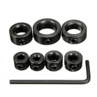 Высокое качество 7 шт.лот 3-12 мм сверло глубина стопор воротник кольцо позиционер расстояние кольцо деревообрабатывающее сверло шестигранный ключ