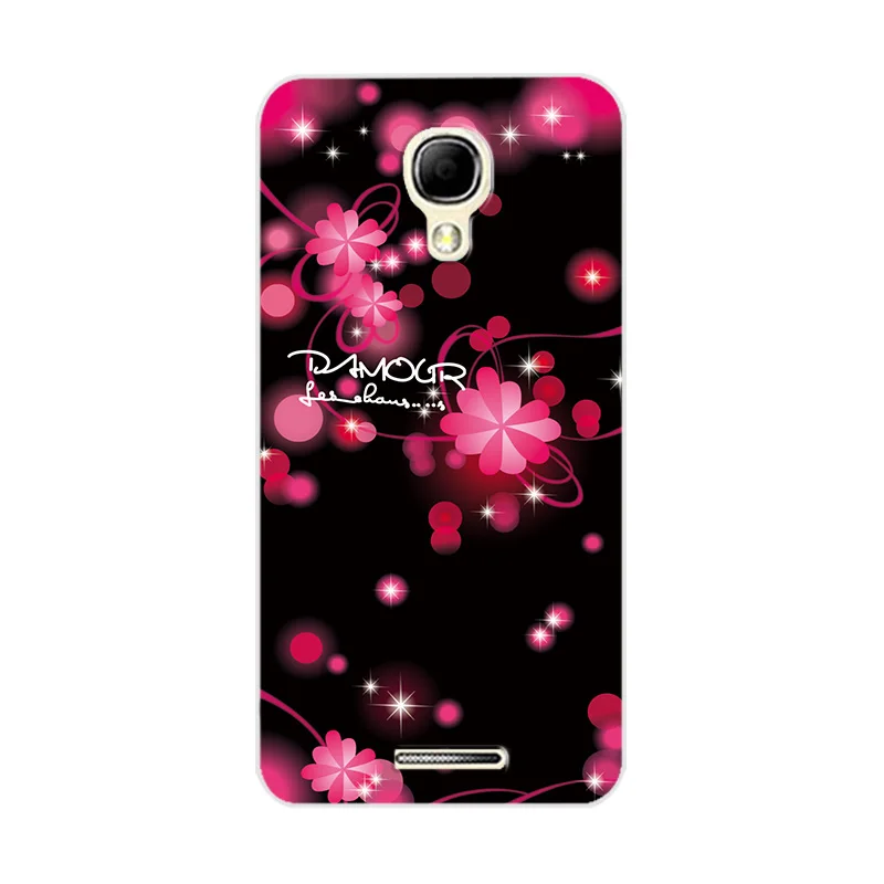 W14 Чехол для Alcatel One Touch Pixi 4 5010D, маленький чехол с маргариткой и сердечком для Alcatel Pixi4 OT 5010, чехол-бампер для задней панели телефона - Цвет: W14