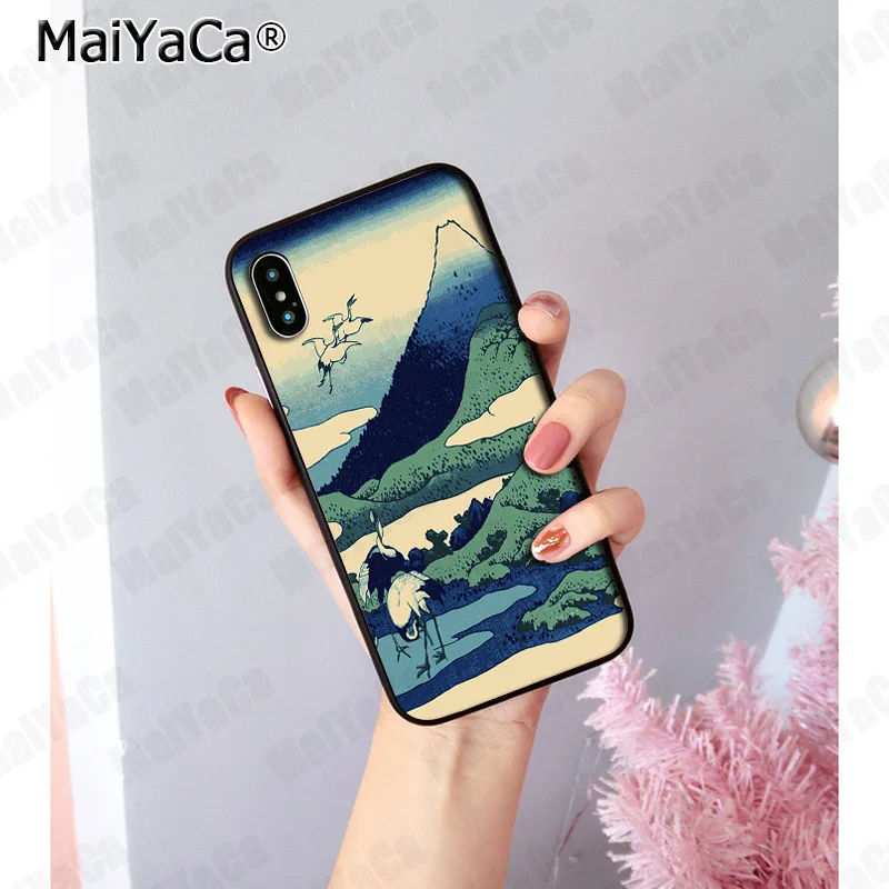 Чехол MaiYaCa Hokusai The Great Wave off Kanagawa для iphone 11 pro 8 7 66S Plus X XS MAX 5S SE XR | Мобильные телефоны и