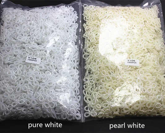 

1000pcs/lot 18*10mm flatback ABS resin hollow bowknot pearl for DIY scrapbooking,phone deco,V106