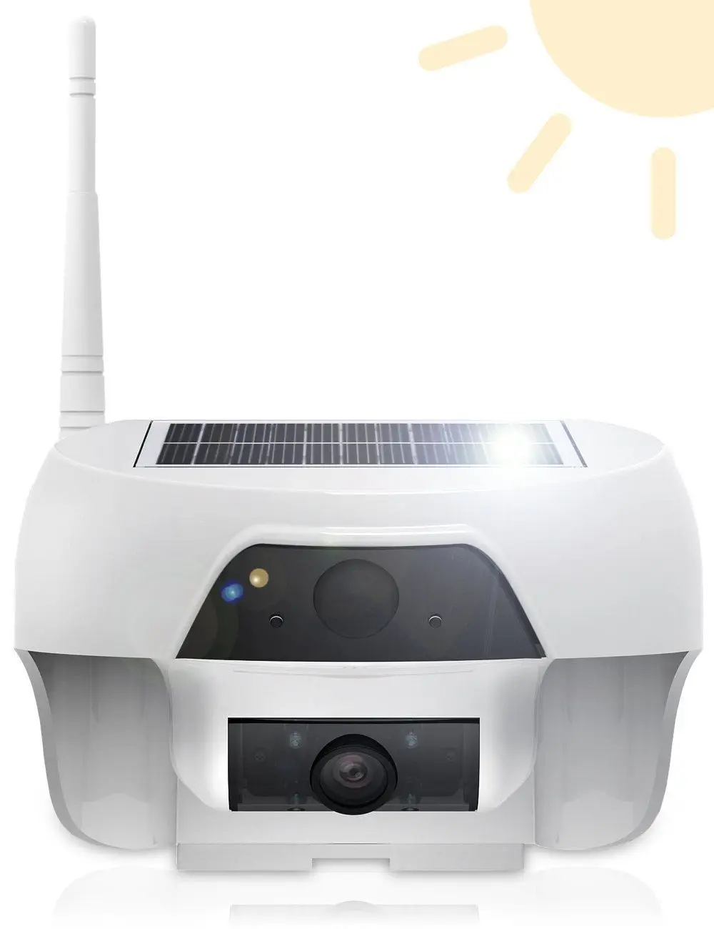 C310 беспроводная наружная Wi Fi IP камера видеонаблюдения с питанием от солнечной
