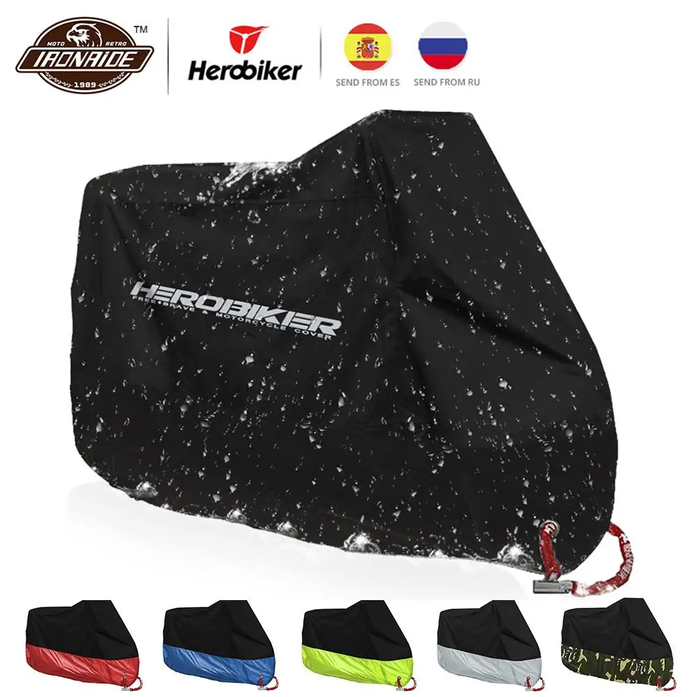 HEROBIKER чехол для мотоцикла всесезонный Водонепроницаемый Пылезащитный УФ
