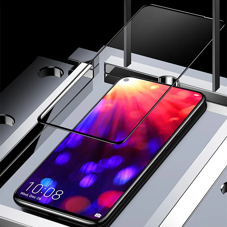 2 шт Полное клеевое закаленное стекло для huawei Honor View 20 полное покрытие 9H защитная пленка протектор экрана для Honor V20