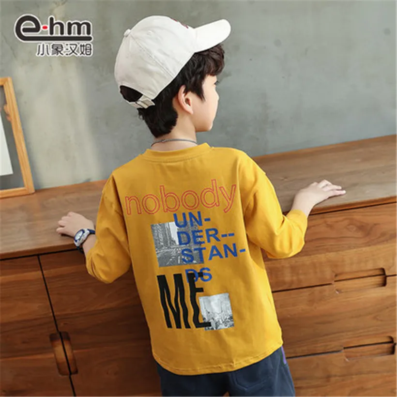 Spring Baby Boys T Shirt Cotton Kids Tops Tees For Children Outwear Clothes 4-13 Year T-shirt | Мать и ребенок