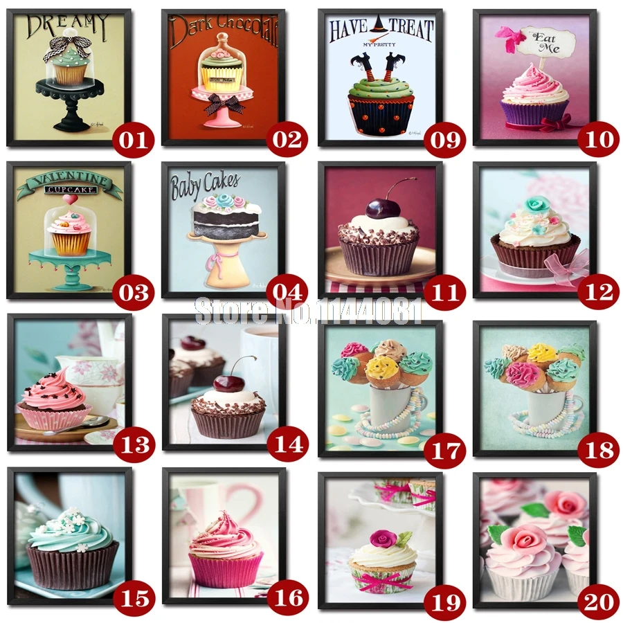 

DIY Diamond Painting Full Drill Mosaic Sticker Decor Ice Cream Cake Painting Cross Stitch 5d Diamond Embroidery Rose Flower Gift