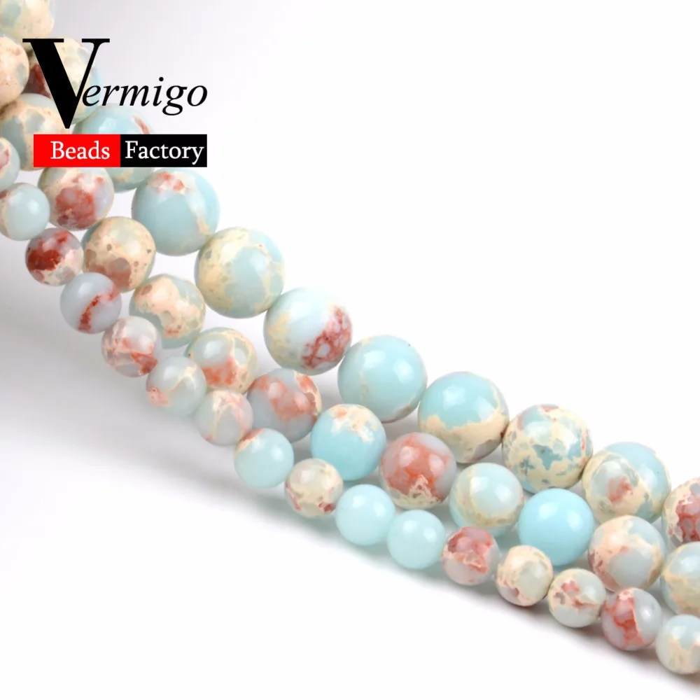 Натуральные камни голубые плеушань змеиная кожа полудрагоценные бусины для