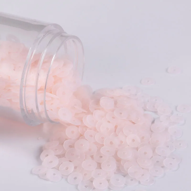 Matte Light Pink 10 г/упак. 2-6 мм мульти размер плоские круглые свободные пайетки для рукоделия ПВХ матовые и кремовые блестки пайетки Швейные аксессуары для свадебного платья - Цвет: Matte Light Pink