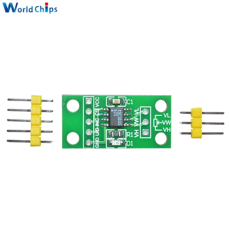 Цифровой потенциометр X9C103S плата модуль DC3V 5V для Arduino|digital potentiometer|arduino digital