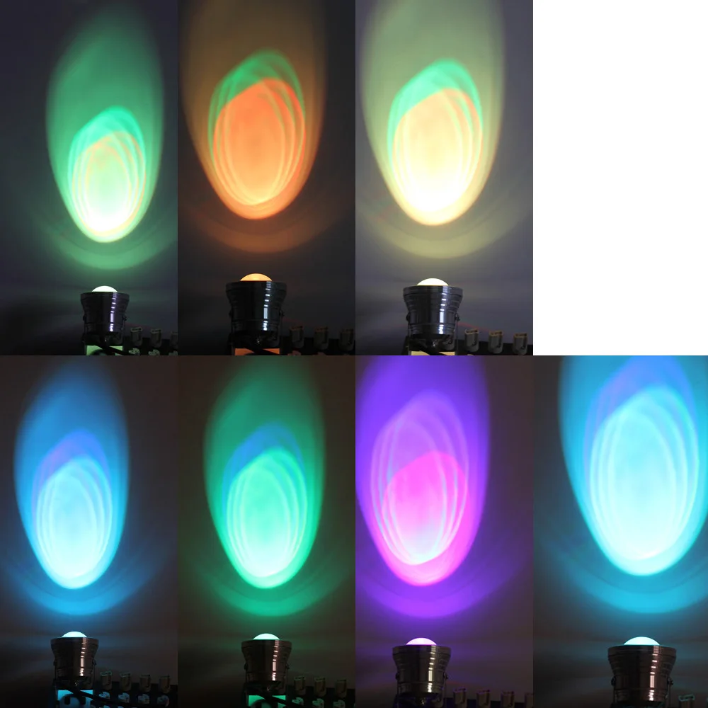 Elinkume Светодиодный прожектор 10 Вт rgb AC/DC12V IP67 водонепроницаемый для аквариума