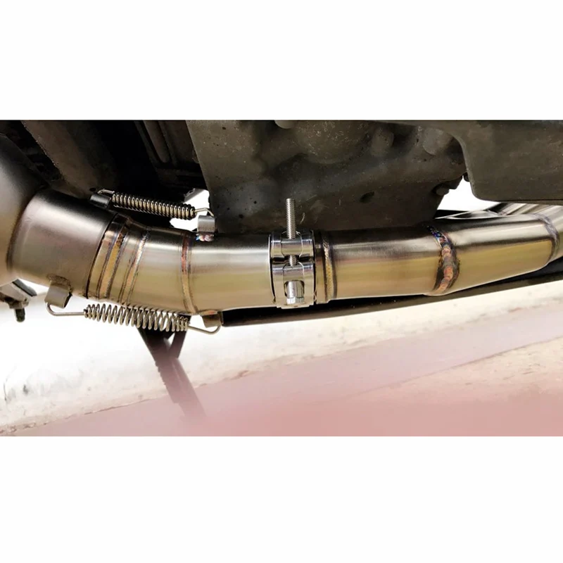 ER 6N ER6F ER6N Ninja 650R 2012 2013 2014 2015 мотоцикл 51 мм выхлопная система средняя труба для Kawasaki