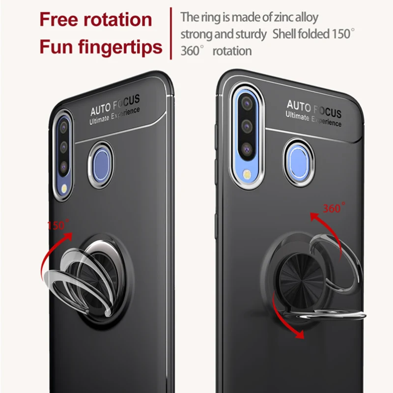 Magnet Car Holder Case For Samsung Galaxy M30 M20 M10 Luxury Shockproof Rubber Back Cover A10 A30 A40 A50 A70 Stand Cases |