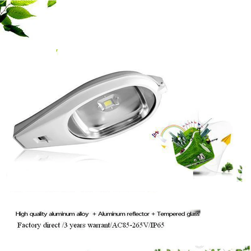 20 Вт LED Уличные светильники AC 85-265 В Водонепроницаемый ip65 3 лет гарантии дороги led