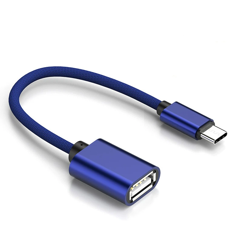 Micro usb type c OTG 8 pin для Android USB Кабель адаптер Подключение к наушникам с флэш диск Xiaomi