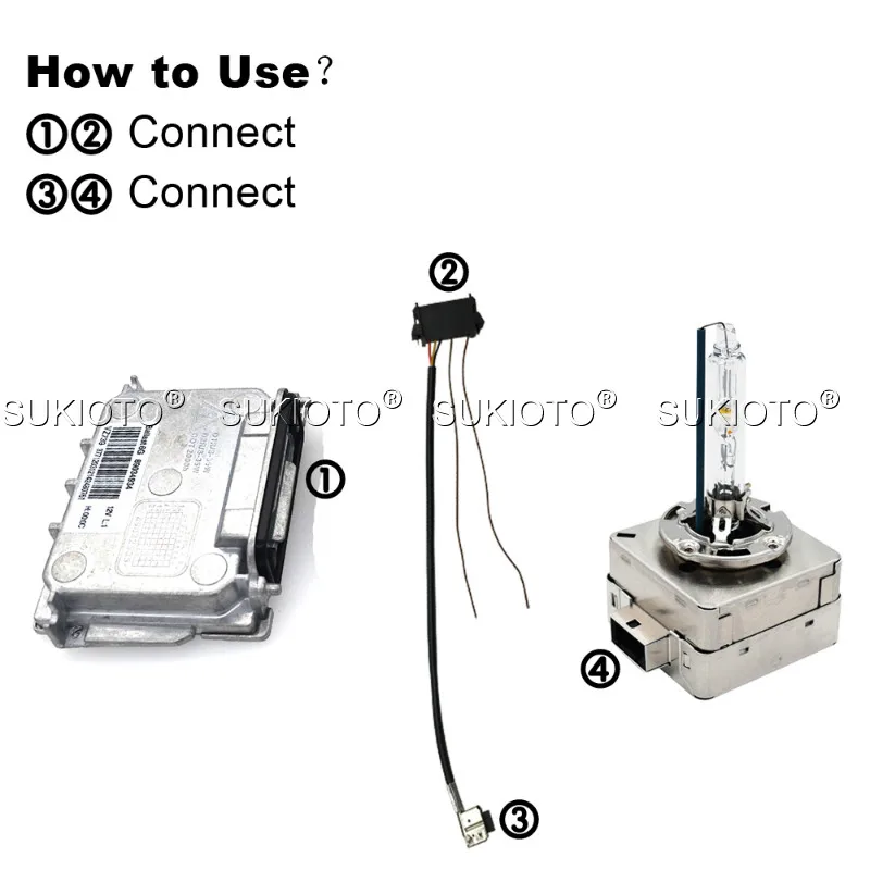 Аксессуары для автомобильных фар SUKIOTO OEM D1S Φ D3S 6G балласт 89034934 35 Вт 4300K 8000K metal d1s kit