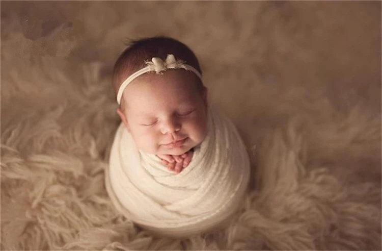 180*40 см стрейч детские фото обертывания одеяло хлопок новорожденных фотографии ткань аксессуары пеленать