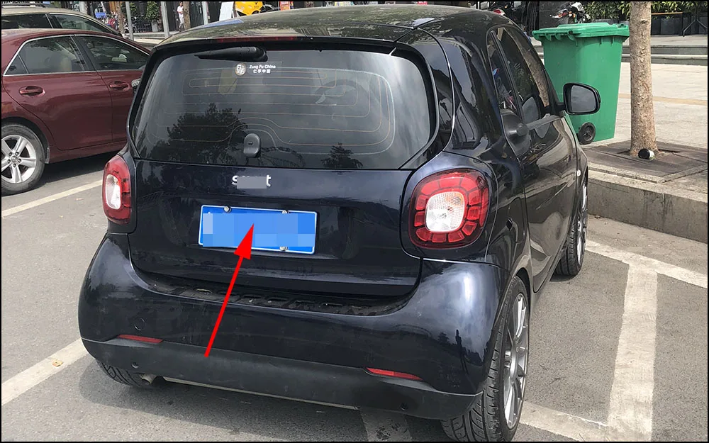 AUTONET резервная камера заднего вида для Smart Fortwo W453 Оригинальное отверстие/камера номерного знака