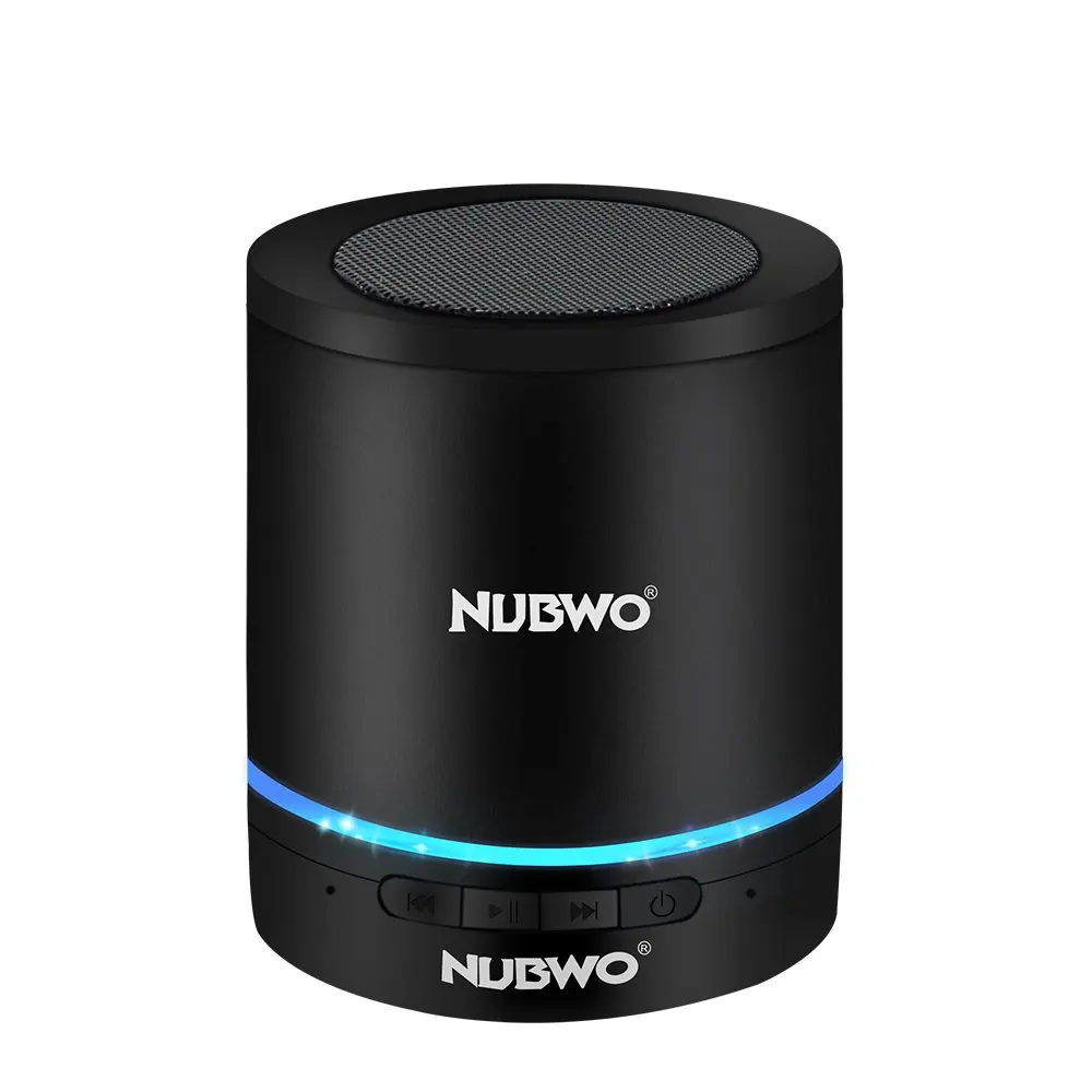back NUBWO Bluetooth динамик, беспроводной портативный динамик, открытый мини беспроводной динамик с многофункциональным стерео, встроенный микрофон - Цвет: back