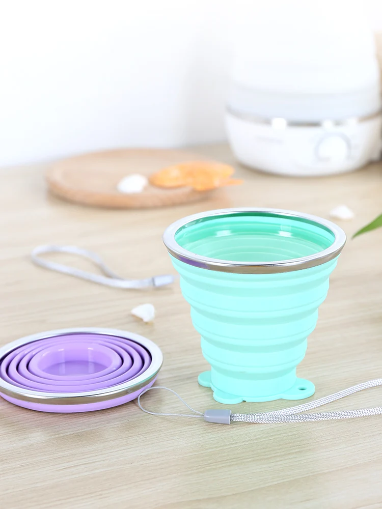 200 мл Складная кружка переносной дорожный офис для воды кофейная чашка