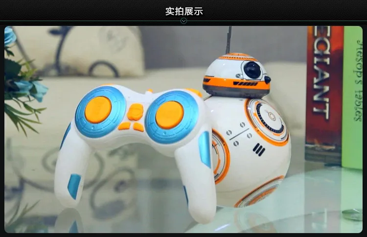 Звездные войны, радиоуправляемый робот, BB-8, Звездные войны, 2,4 г, пульт дистанционного управления, BB8, робот, интеллектуальный маленький шар, фигурка, игрушки, международный английский