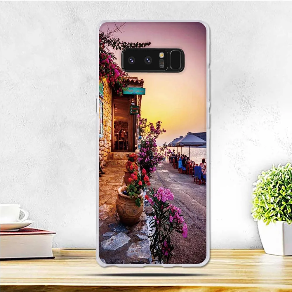 Роскошный мягкий силиконовый чехол для телефона Samsung Galaxy Note 8 N950F тонкий из ТПУ с 3D