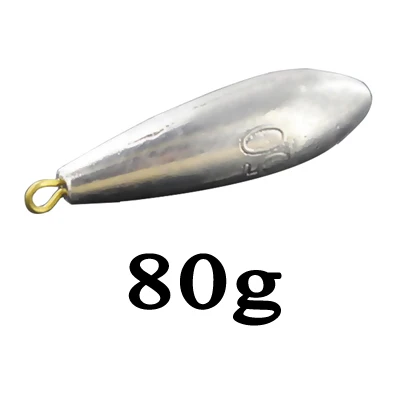 80g 1 шт. свинцовые грузики форма капли воды рыболовные грузила 9 размеров рыболовный инструмент океанская лодка аксессуары для рыболовных приманок PJ86 - Цвет: 80g