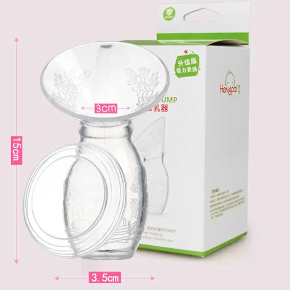 Extractor de leche materna Manual, bomba de silicona de correcci&oacute;n autom&aacute;tica, USB, PP, sin BPA-2