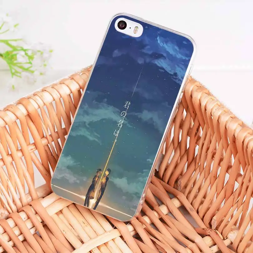 MaiYaCa Kiminonawa ваше имя японское аниме чехол мобильный телефон для iphone 11 pro 8 7 66S PlusX 10 5S