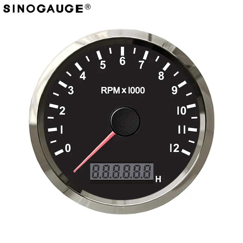

12000RPM tachometer RPM meter for Motorcycle Motorbike Free Shipping Rev Counter 85mm