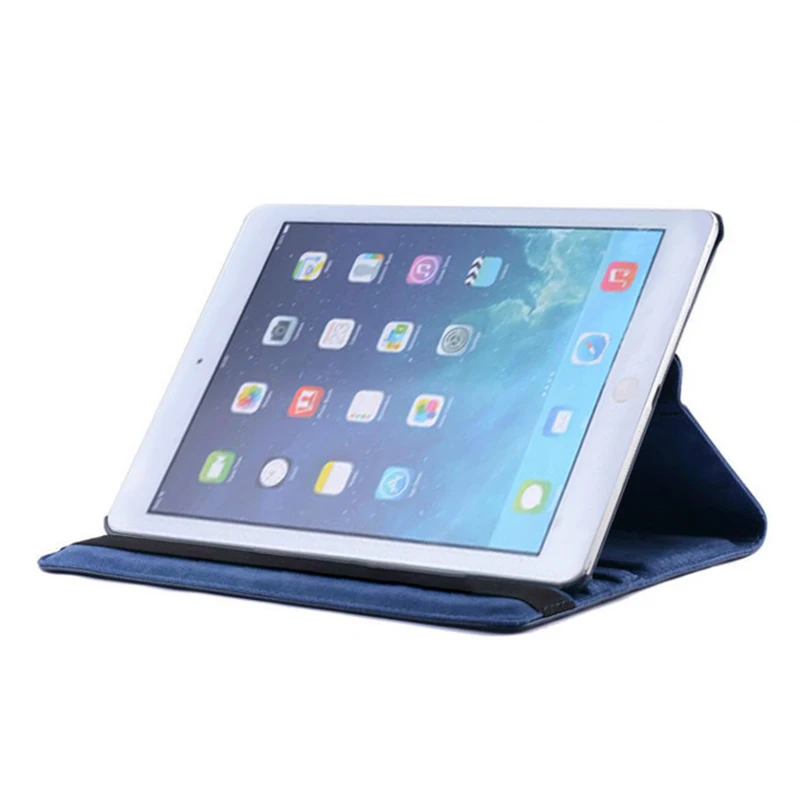 Для Ipad подставка держатель 360 Вращающийся Чехол для чехол AIR2/ipad6 PU кожаный