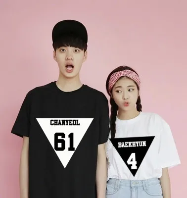 Женская футболка SBS exo белая облегающая большого размера с принтом в виде звезд и