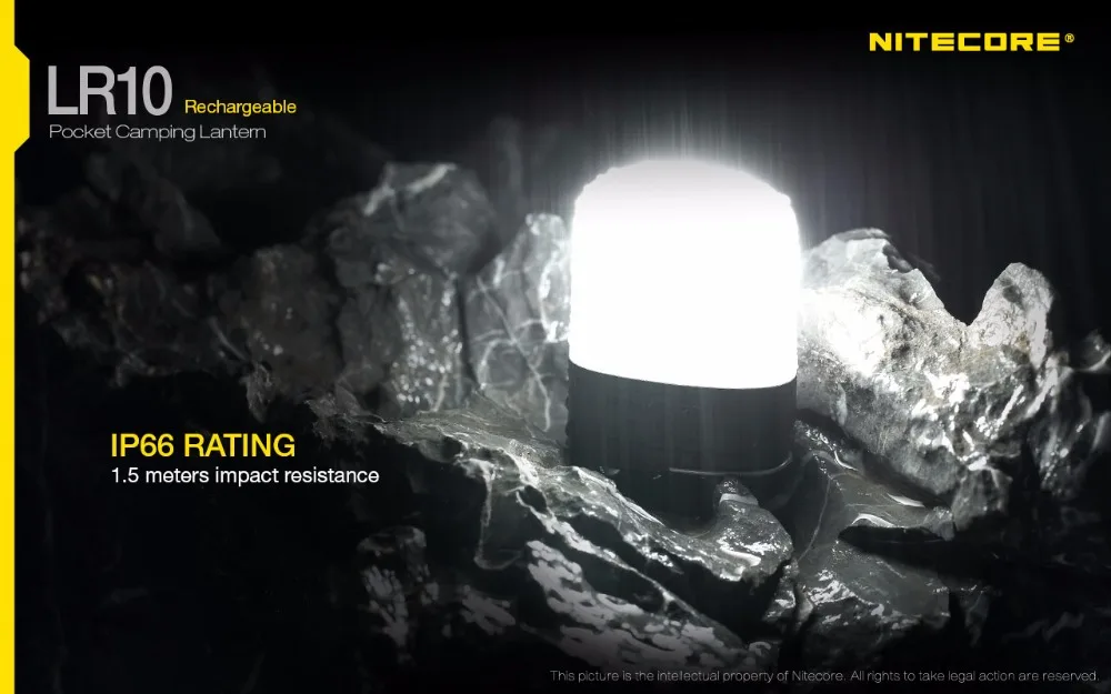 NITECORE LR10 панда USB перезаряжаемые Фонари 9* Высоко-ультратонкое естественное освещение CRI светодиодов Макс 240 люмен Открытый Кемпинг светильник со встроенным 1200 мАч батарея