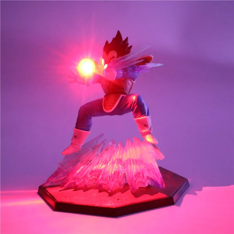 Экшн-фигурки Dragon B Z Vegeta коллекционная Аниме Фигурка-модель DBZ DIY светодиодный