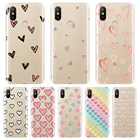 Силиконовый чехол для телефона Xiaomi Mi 5 5C, задняя крышка с сердечками для Xiaomi Mi A1, A2 Lite, 8 SE, Mi5, Mi6, Mi8, 5X, 6, 6X Plus, 8 SE, Lite