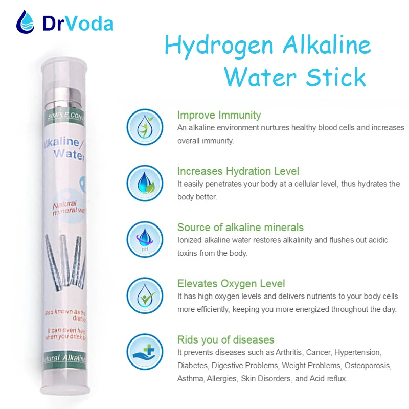 Ионизатор щелочной воды 15 шт./лот|alkaline water stick|water stickwater alkaline ionizer |